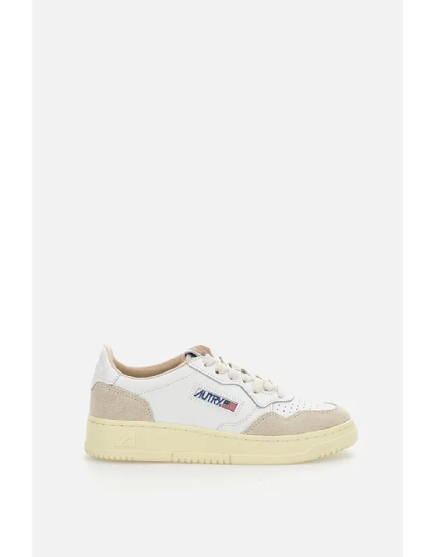 Medalist Low Sneakers - Vintage Style Leather Upper