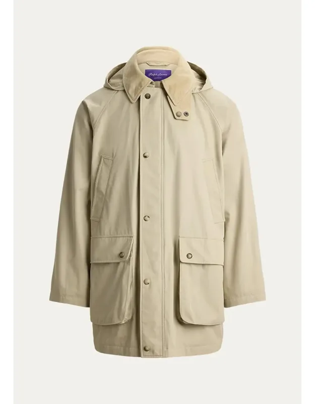 Ventile Twill Hooded Car Coat