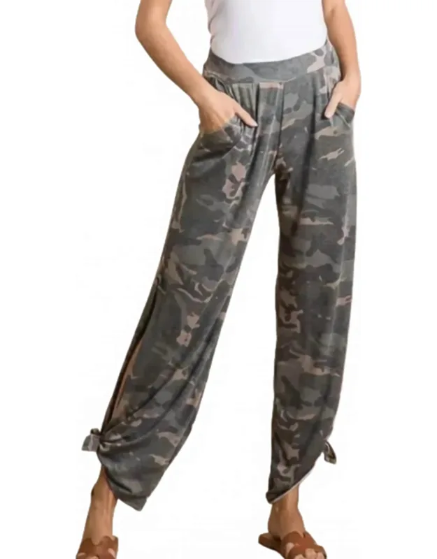 Camo Tie Pants