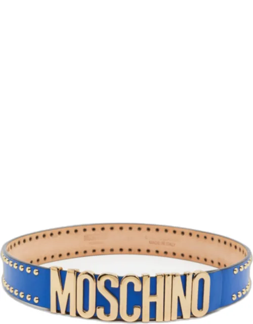 Classic Logo Studded Waist Belt