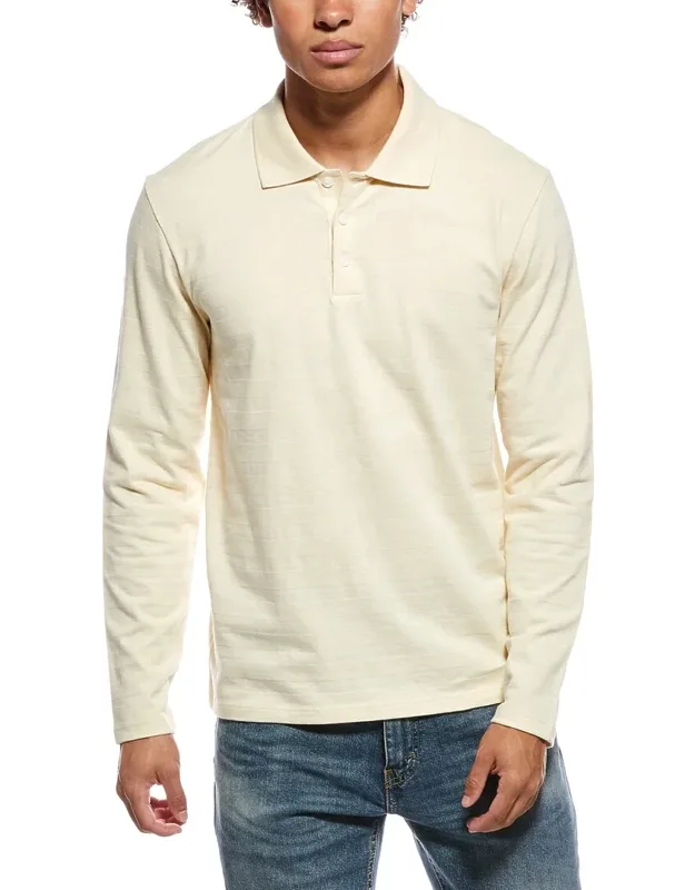 Jacquard Stripe Polo Shirt