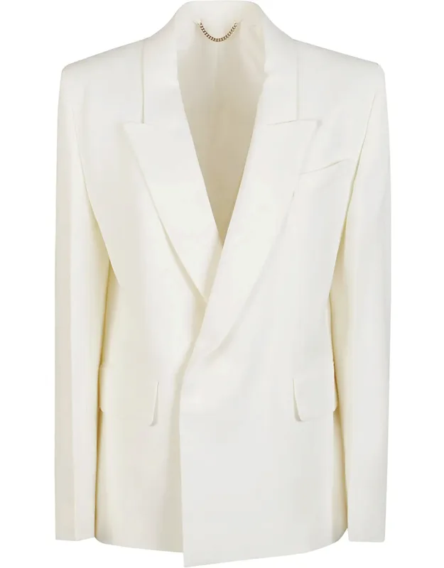 Double Breasted Sharp Lapel Blazer