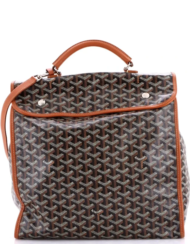 Briefcase Backpack Coated Canvas