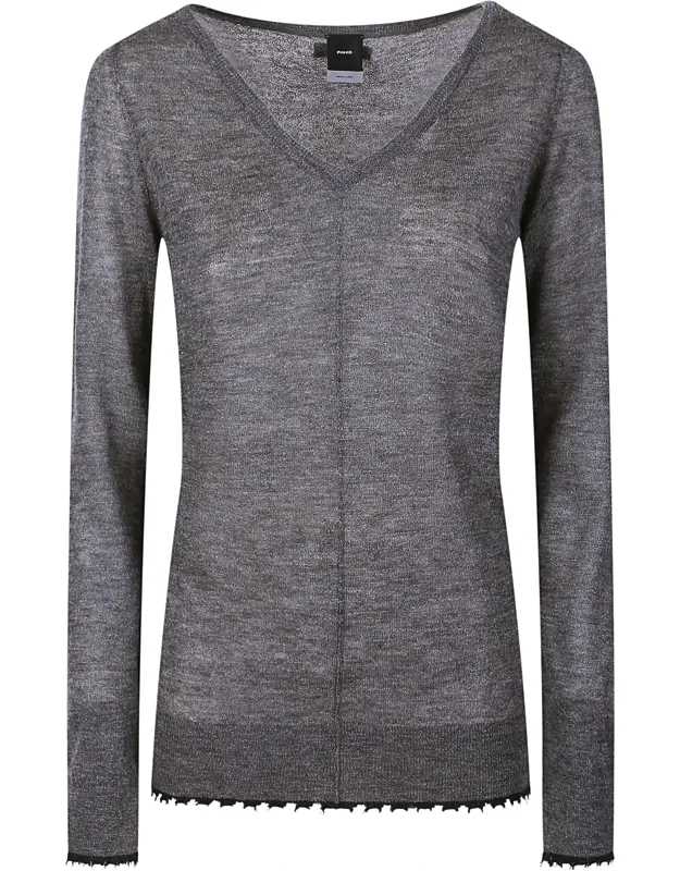 Finely Knit V Sweater