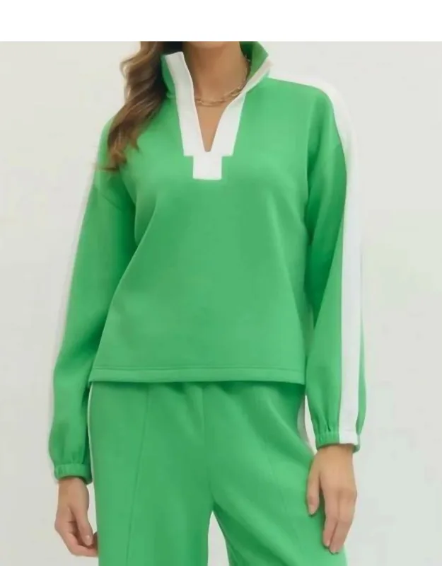 Polished Play Pullover Top