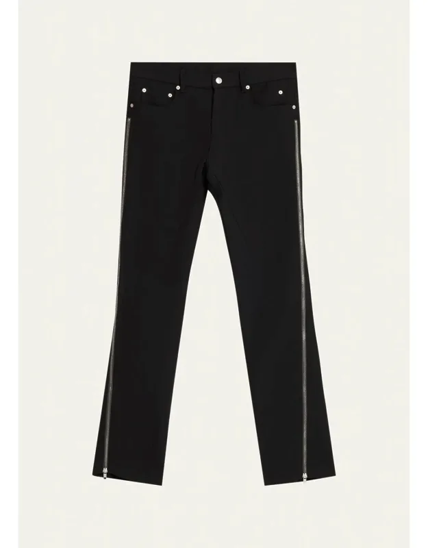Vega Wool Zip-cuff Jeans