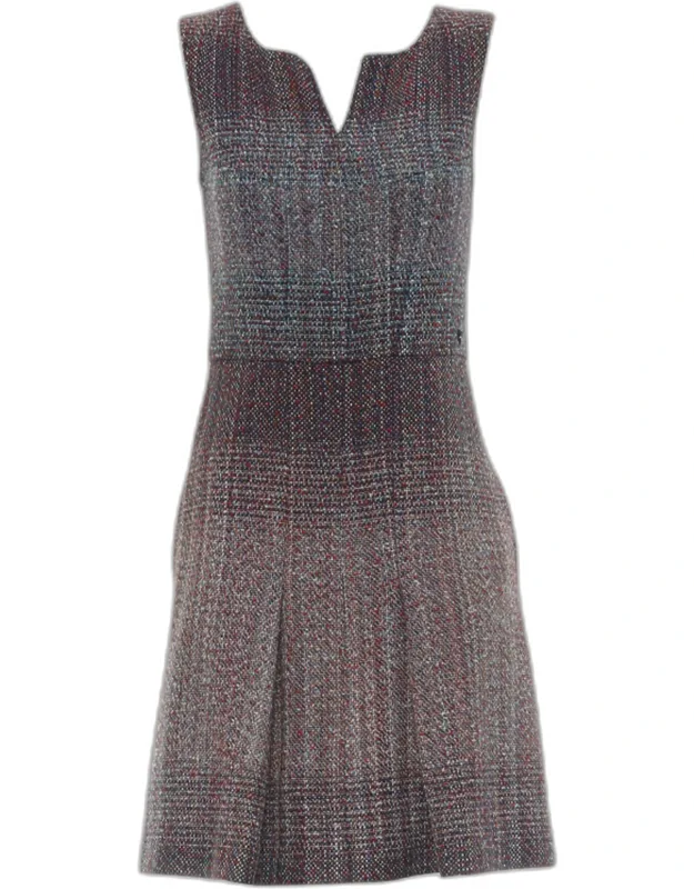 2017 Fantasy Tweed Sleeveless Dress