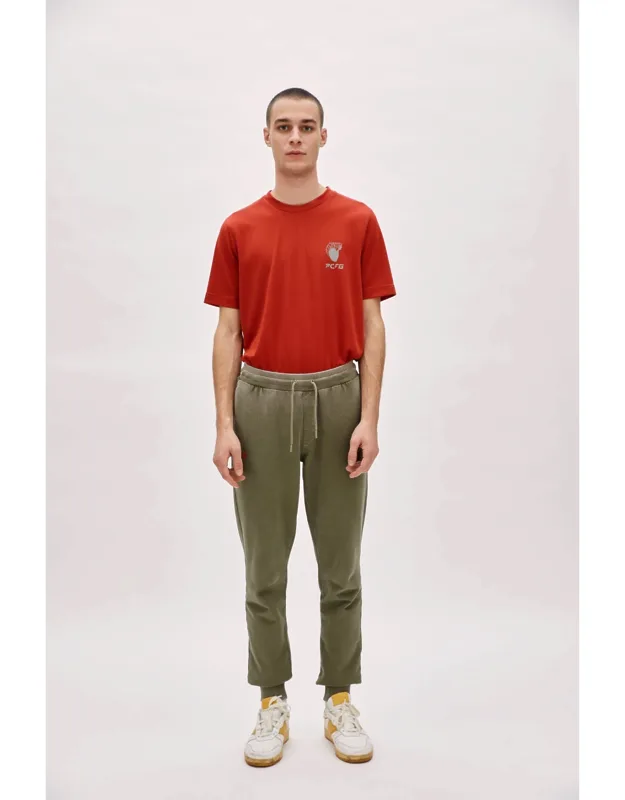Organic Cotton Acid Washed Track Sweatpants