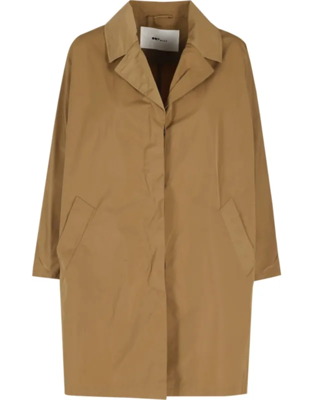 Memory Single-breasted Polyester Raincoat