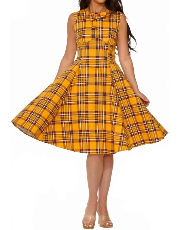 Plaid Swing Dress