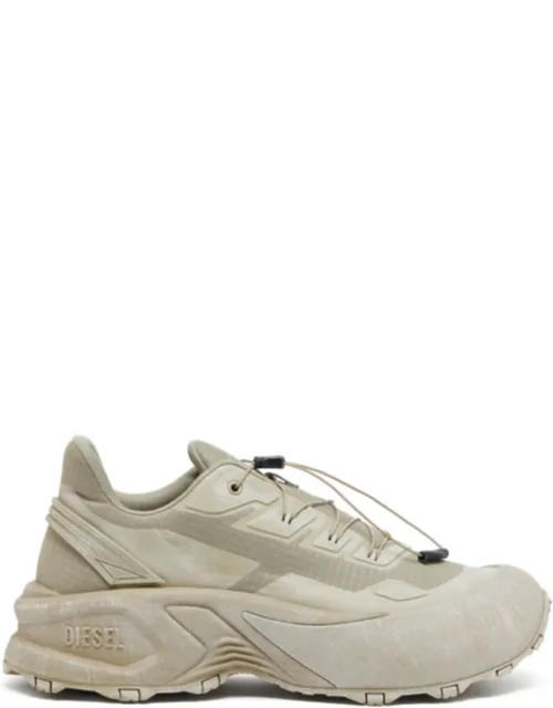 D-cage-distressed Chunky Sneakers In Ripstop