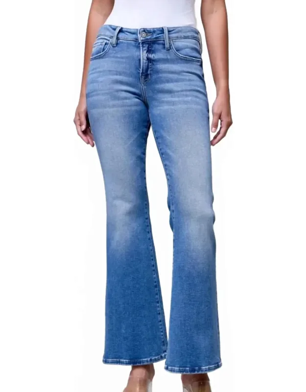 Clean Stretch Mid Rise Bootcut Jeans