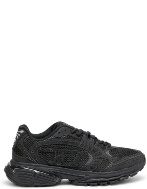 Mesh Sneakers With Crystals
