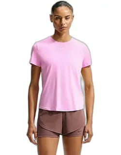 Nike One Classic Dri-fit Short-sleeve T-shirt With Reflective Swoosh And Moisture Management