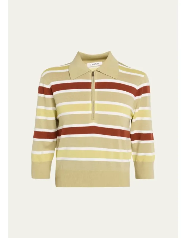 Striped Merino Wool Pullover