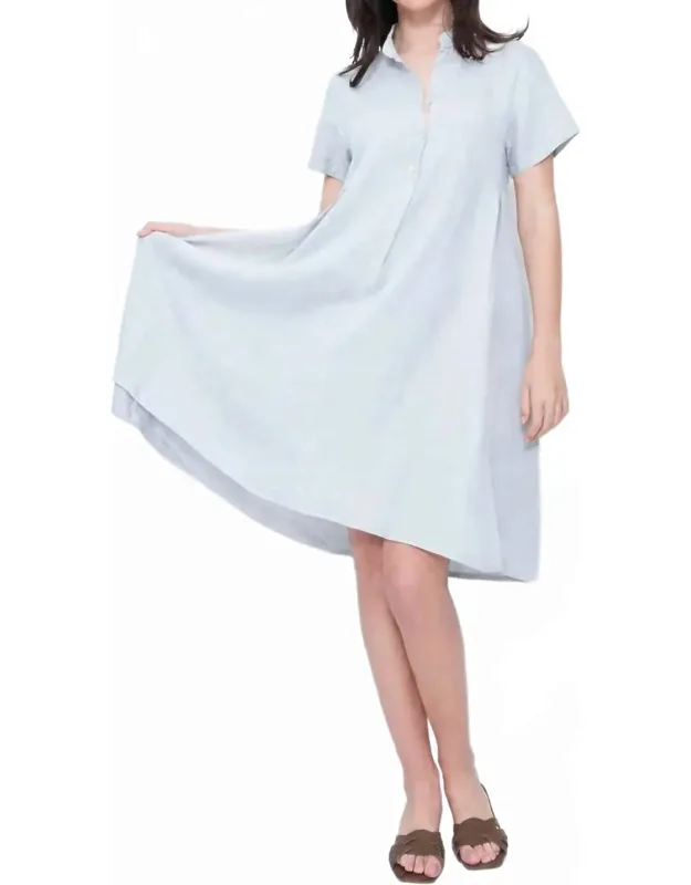 Collared Swing Midi Dress