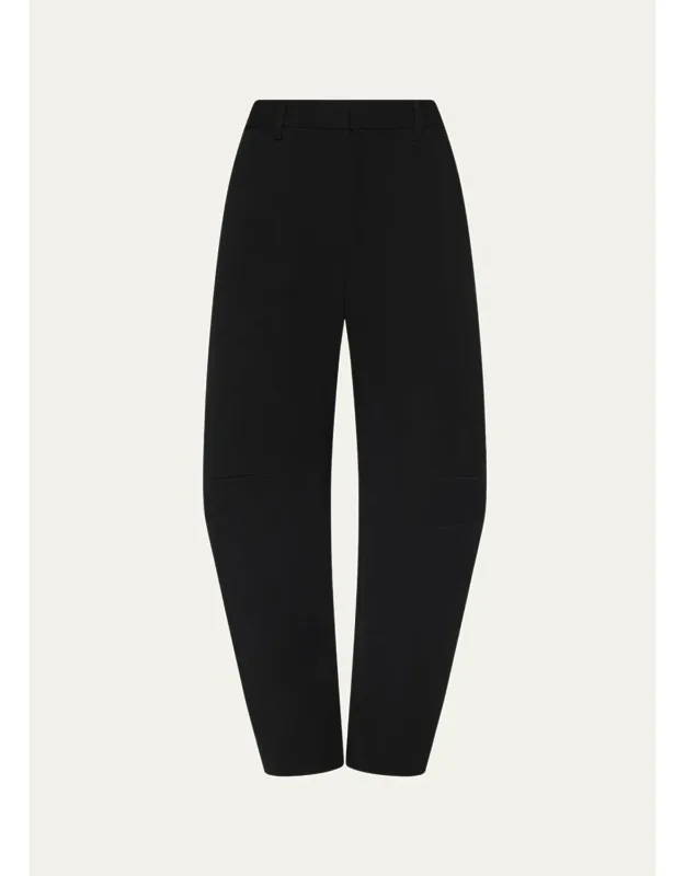 Barrel-leg Trousers