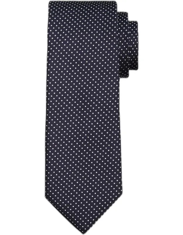 Silk Polka Dot Woven Tie