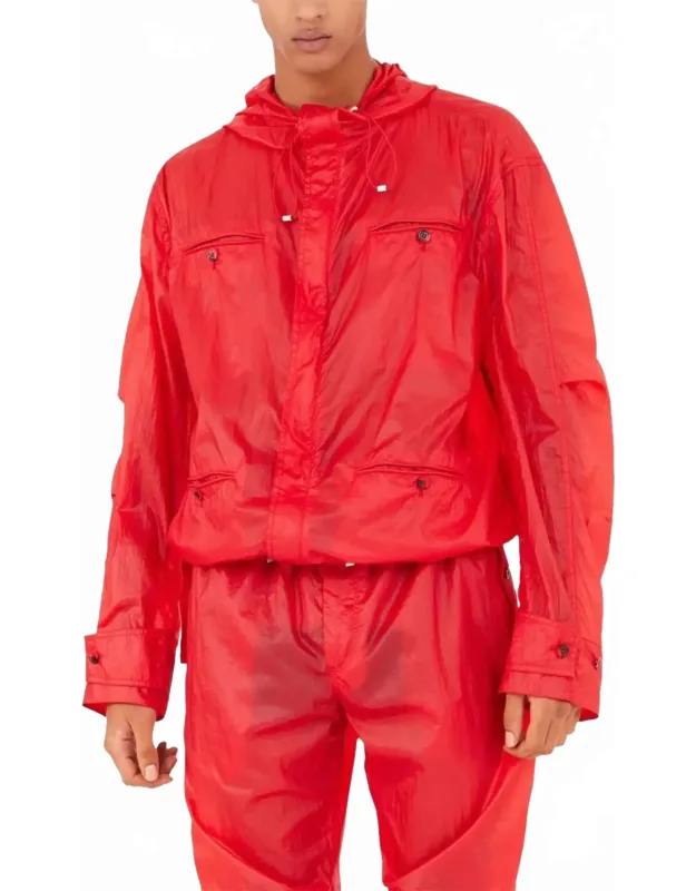 Hooded Windbreaker Jacket