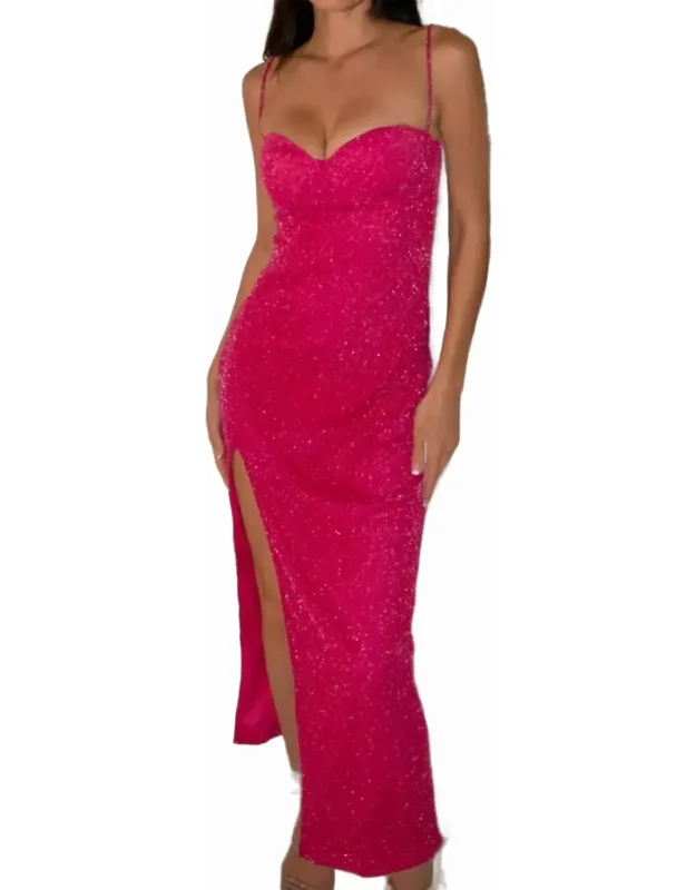 Glitter Midi Dress