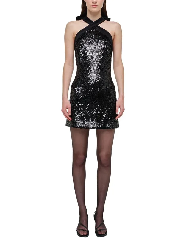 Isla Halter Neck Mini Dress