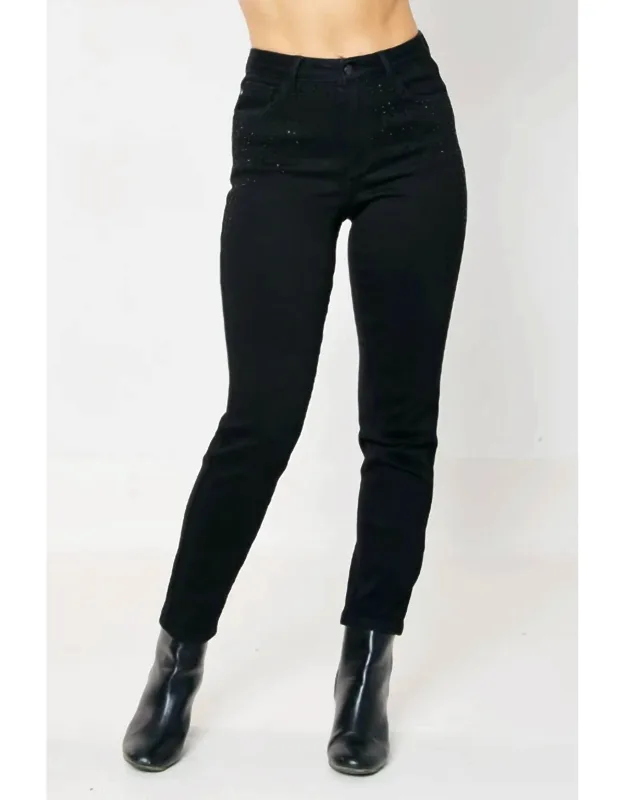 Embellished Slim Jeans