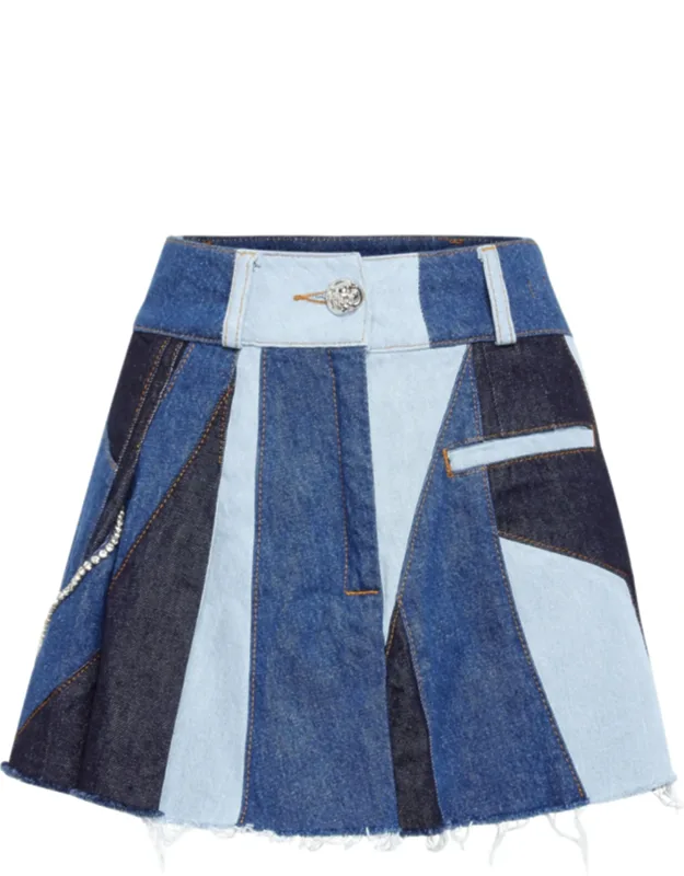 Denim Mini Skirt