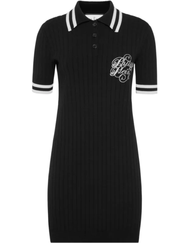 Knit Polo Dress