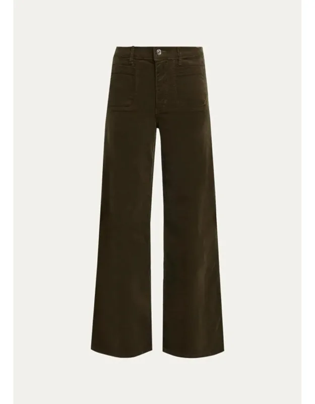 Slim Palazzo Modernist Pocket Corduroy Jeans