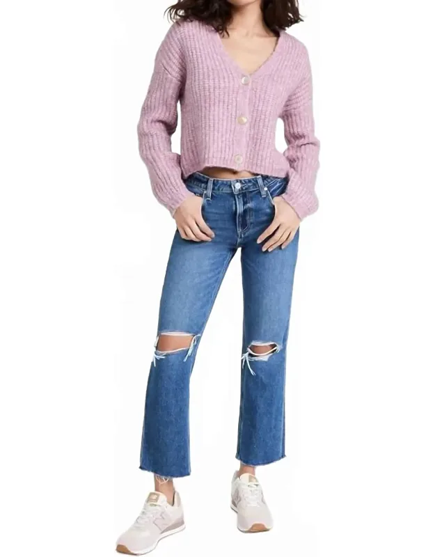 Noella Mid Rise Straight Leg Jeans
