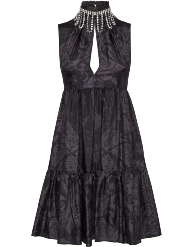 Silk Short Dress