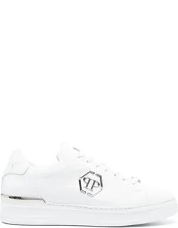 Leather Lo-top Sneakers Hexagon