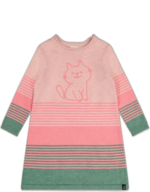 Knitted Stripe Dress