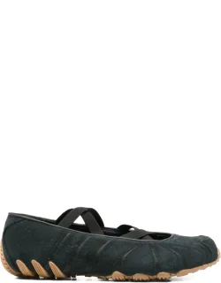 Elasticated Crossover-strap Sneakers