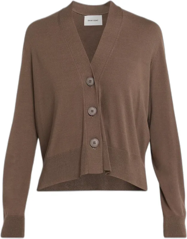 V-neck Knit Cardigan