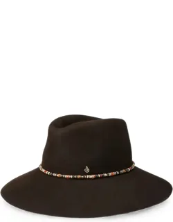 Beaded-trim Hat
