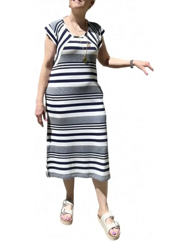 Short Sleeve Round Neck Dress