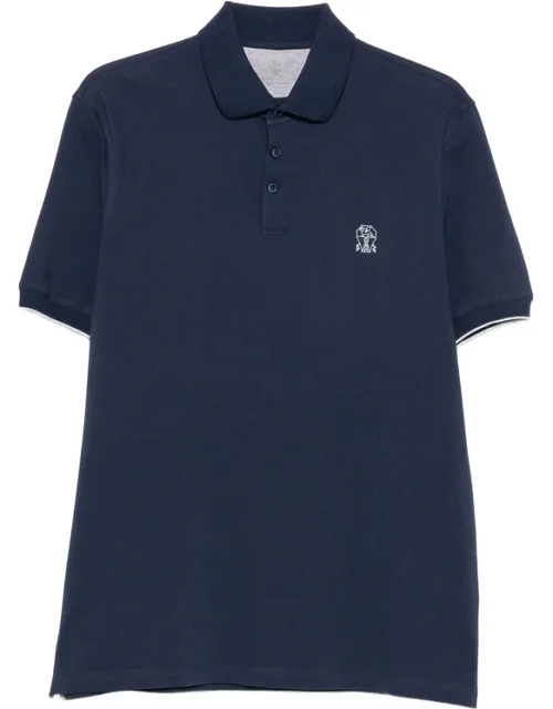 Logo-embroidered Polo Shirt