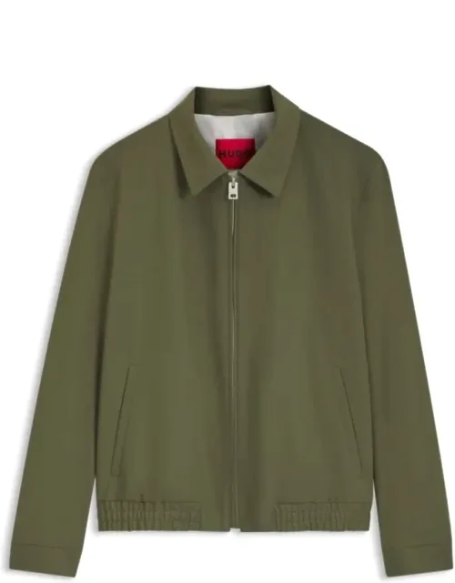 Wool-blend Poplin Jacket