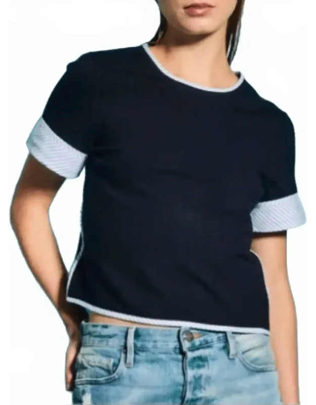 Knit Short Sleeve Tee