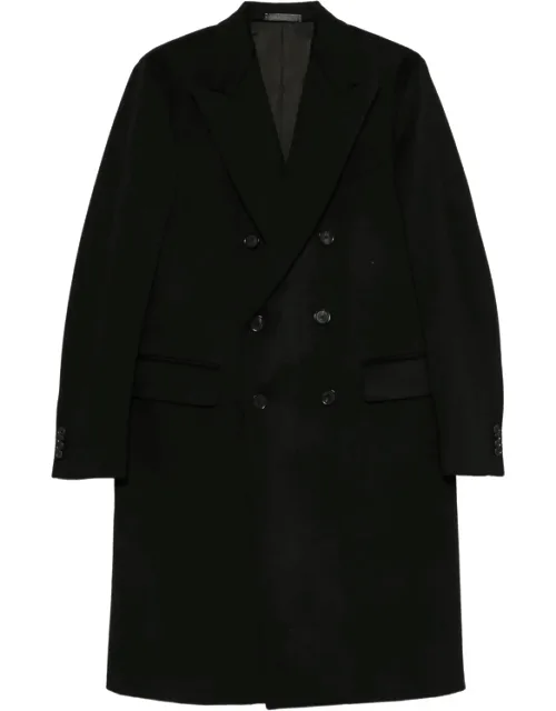 Double-breasted Peaked-lapel Coat
