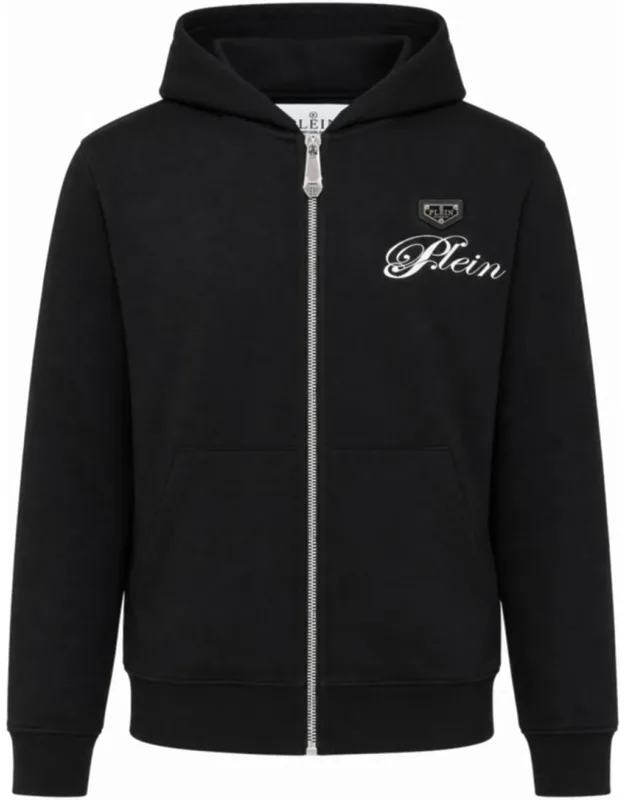 Hoodie Zip Teddy Stones With Adjustable Hood And Ribbed Cuffs