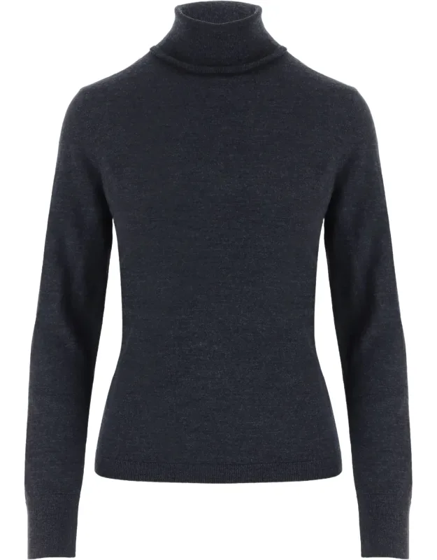 Ribbed Turtleneck Sweater