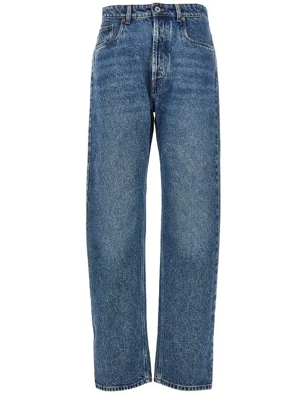 Straight Leg Five-pocket Jeans