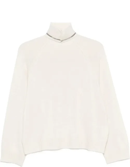 Raglan-sleeve Sweater