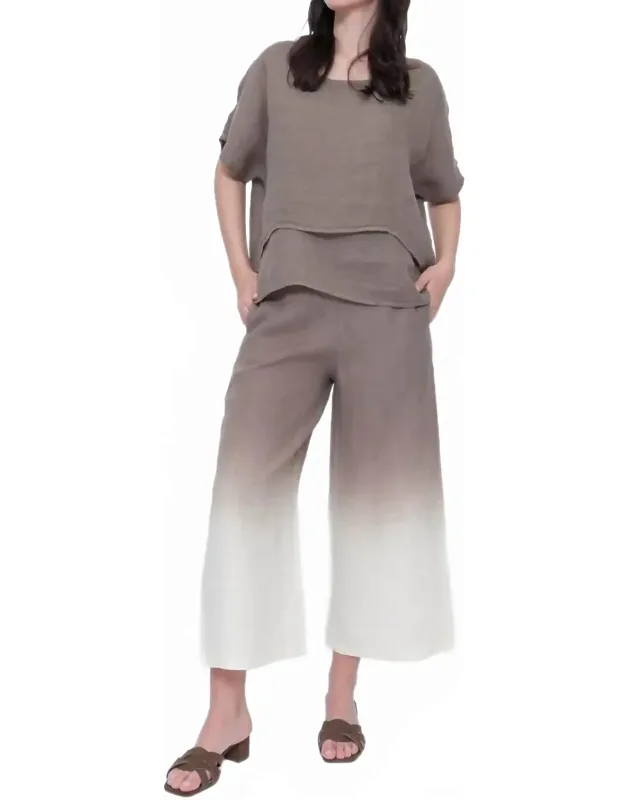Wide Leg Crop Pants