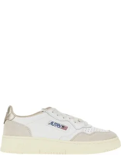 Leather And Suede Medalist Low Sneakers