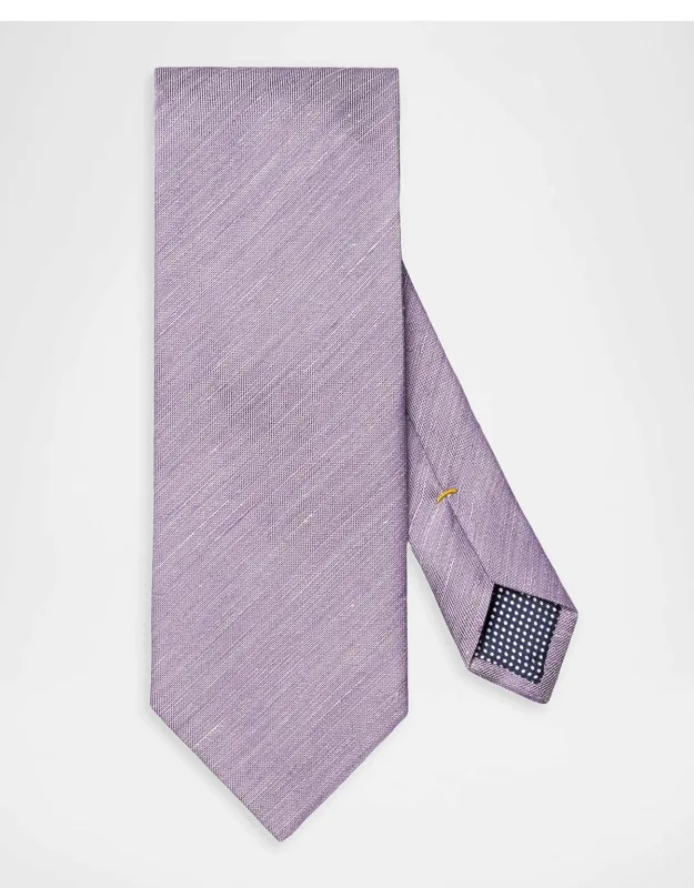 Woven Linen And Silk Tie