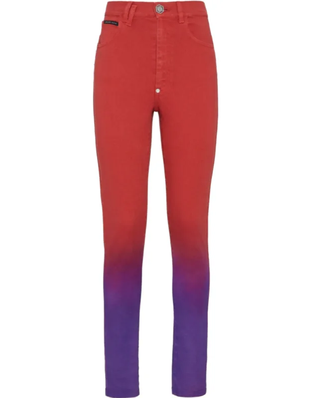 Denim Trousers Super High Waist Jeggings