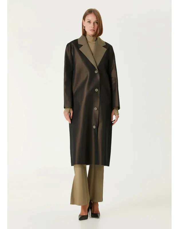 Wool Blend Paper Coat